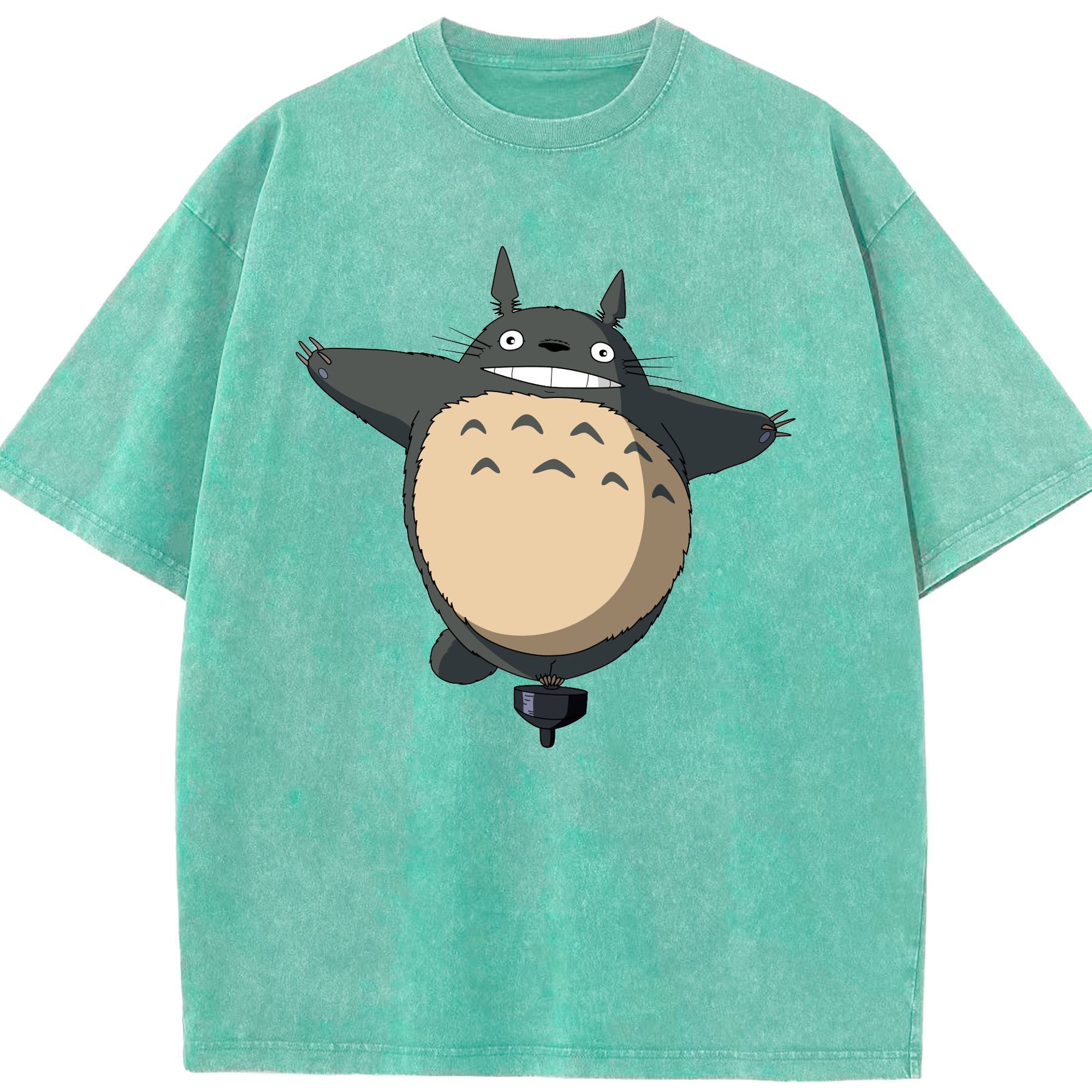 （画像用） となりのトトロ 草壁メイ 草壁サツキ My Neighbor Totoro Satsuki Kusakabe Mei Kusakabe 綿100% ヴィンテージ風 半袖Tシャツ（フロントプリント）